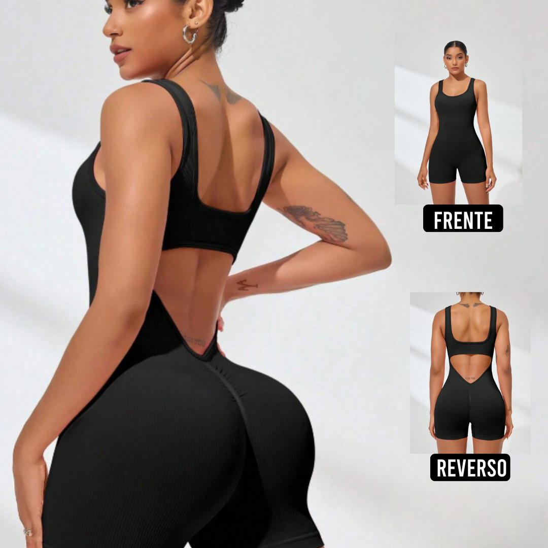 Enterizo espalda afuera corto