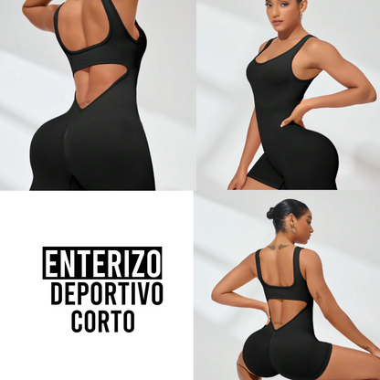 Enterizo espalda afuera corto