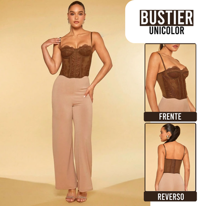 Bustier unicolor