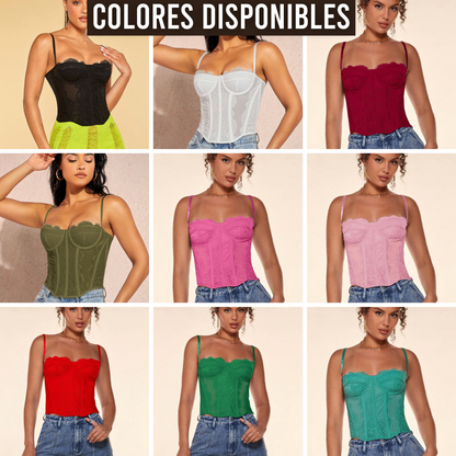 Bustier unicolor