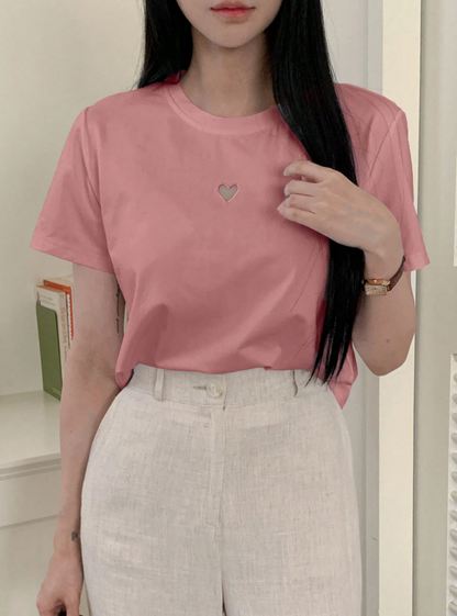 Camiseta oversize corazon