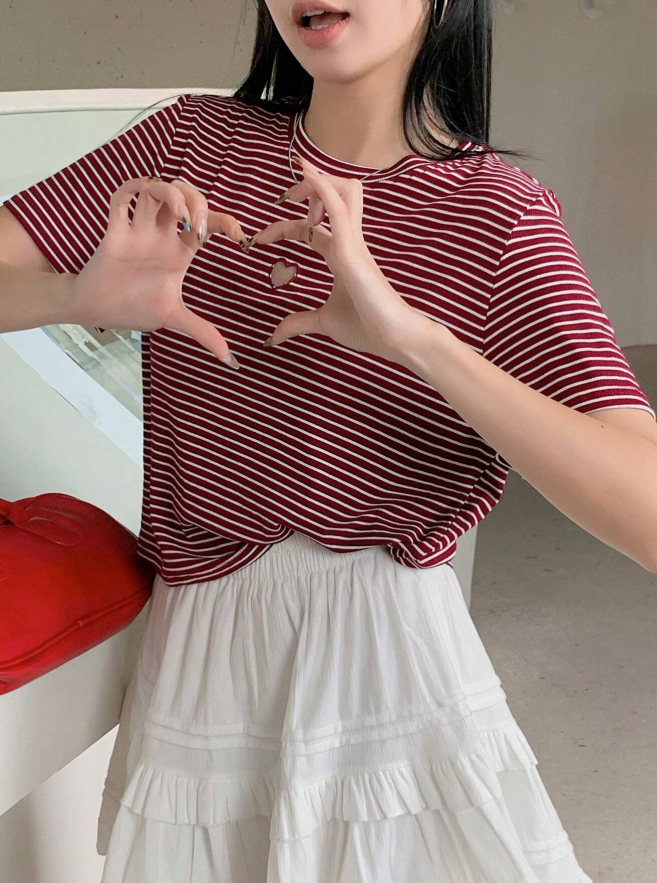 Camiseta oversize corazon