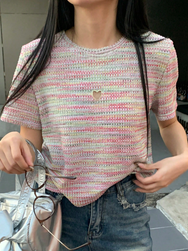 Camiseta oversize corazon