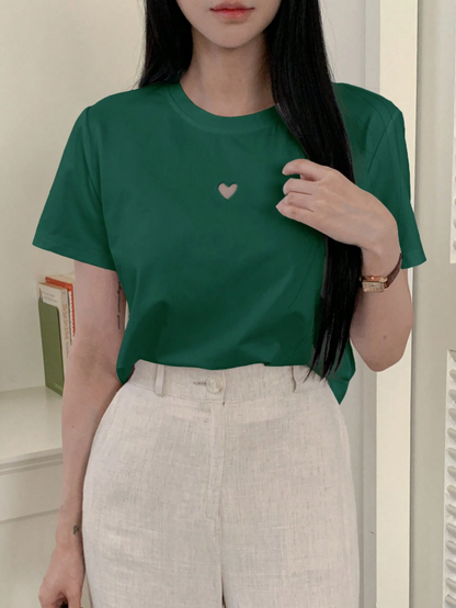 Camiseta oversize corazon